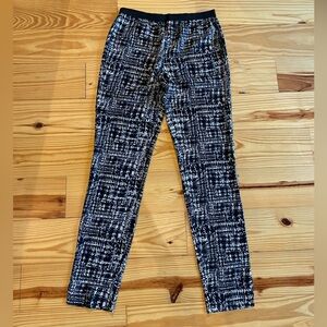 BCBG pull on printed pants